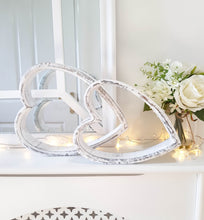 Load image into Gallery viewer, White Natural Wood Sleepy Hearts