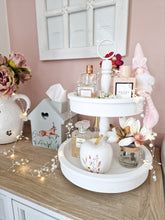 Load image into Gallery viewer, White Double Tier Tray/Display Stand
