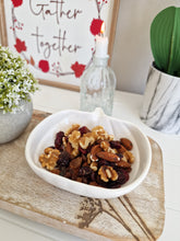 Load image into Gallery viewer, White Pumpkin Shaped Ceramic Dish