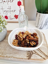 Load image into Gallery viewer, White Pumpkin Shaped Ceramic Dish