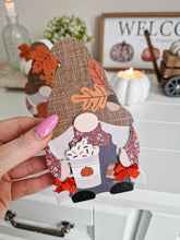 Load image into Gallery viewer, Autumn Leaf Cosy Gonk Figure Blocks S/2