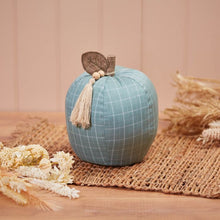 Load image into Gallery viewer, Autumnal Green Apple Doorstop With Linen Stem & Tassel