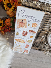 Load image into Gallery viewer, Autumn Cosy Season White Pumpkin Plaque