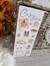 Load image into Gallery viewer, Autumn Cosy Season White Pumpkin Plaque