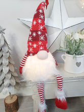 Load image into Gallery viewer, Nordic Red Snowflake Light Up Gonk