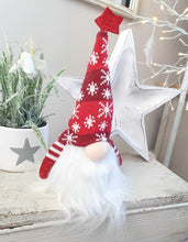 Load image into Gallery viewer, Nordic Red Snowflake Light Up Gonk