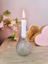 Load image into Gallery viewer, Vintage Style Clear Glass Ribbed Bottle