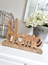 Load image into Gallery viewer, Natural Chunky Wooden Home Lettering
