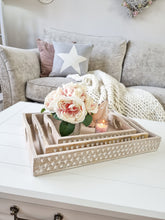 Load image into Gallery viewer, Natural White Wash Mango Wood Heart Tray