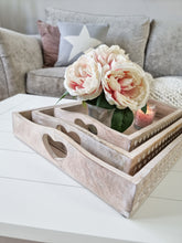 Load image into Gallery viewer, Natural White Wash Mango Wood Heart Tray