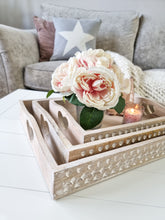 Load image into Gallery viewer, Natural White Wash Mango Wood Heart Tray