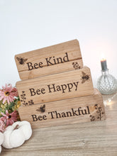 Load image into Gallery viewer, Positive Bee Inspired Wooden Block Set