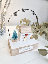Load image into Gallery viewer, Noel Miniature Wooden House Figure