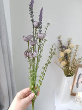 Load image into Gallery viewer, Blue Wild Rose Stem