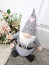 Load image into Gallery viewer, Gnome Sweet Gnome Doorstop With Pink Heart