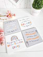 Load image into Gallery viewer, Positive Inspired Square Ceramic Coaster