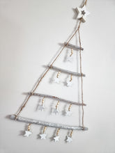 Load image into Gallery viewer, Rustic White Star Hanging Tree