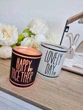Load image into Gallery viewer, Happy Together/Lovely Day Glass Candle Holder