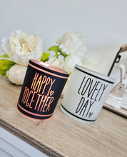 Load image into Gallery viewer, Happy Together/Lovely Day Glass Candle Holder