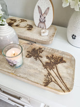 Load image into Gallery viewer, Natural Mango Wood Floral Board