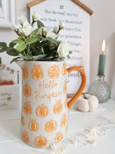 Load image into Gallery viewer, Hello Pumpkin Orange Autumnal Jug