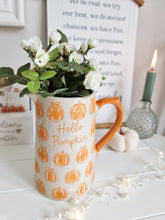 Load image into Gallery viewer, Hello Pumpkin Orange Autumnal Jug