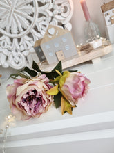 Load image into Gallery viewer, Blush Pink Peony Flower Stem
