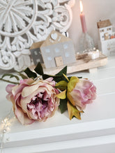 Load image into Gallery viewer, Blush Pink Peony Flower Stem
