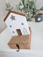 Load image into Gallery viewer, Nordic House Inspired Wooden Stocking Holder