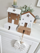 Load image into Gallery viewer, Nordic House Inspired Wooden Stocking Holder