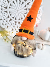 Load image into Gallery viewer, Orange & Black Gonk With LED Pumpkin