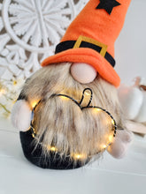 Load image into Gallery viewer, Orange & Black Gonk With LED Pumpkin