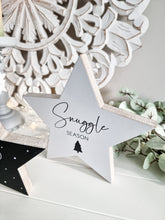 Load image into Gallery viewer, Seasonal Festive Black & White Standing Stars