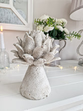 Load image into Gallery viewer, Grey Cement Style Flared Artichoke