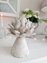 Load image into Gallery viewer, Grey Cement Style Flared Artichoke