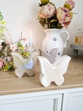 Load image into Gallery viewer, Ombre Grey Ceramic Glazed Butterfly - Set Of 3