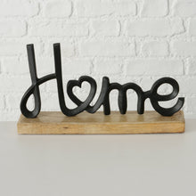 Load image into Gallery viewer, Black Love/Home Lettering Plaque