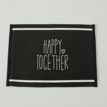 Load image into Gallery viewer, Black/White Assorted Heart Placemats