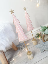 Load image into Gallery viewer, Pink Starry Tall Metal Tree Figure