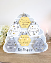 Load image into Gallery viewer, Positive Bee Inspired Mini Hanging Assorted Sign