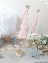 Load image into Gallery viewer, Pink Starry Tall Metal Tree Figure