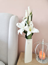 Load image into Gallery viewer, Giant Faux White Lily Single Stem