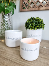 Load image into Gallery viewer, White Scribble Home Heart Ceramic Pots