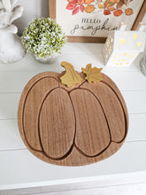 Load image into Gallery viewer, Pumpkin Shaped Decorative Footed Display Board
