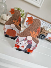 Load image into Gallery viewer, Autumn Leaf Cosy Gonk Figure Blocks S/2
