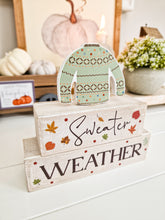 Load image into Gallery viewer, Sweater Weather Triple Standing Block
