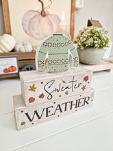 Load image into Gallery viewer, Sweater Weather Triple Standing Block
