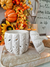 Load image into Gallery viewer, Autumn Light Grey Ceramic Pumpkin Wax Melter
