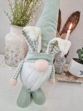 Load image into Gallery viewer, Spring Easter Sage Green Gingham Standing Bunny Gonk
