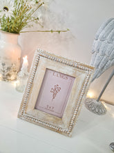 Load image into Gallery viewer, Natural Mango Wood Rustic Beaded Edge 7x5" Photo Frame
